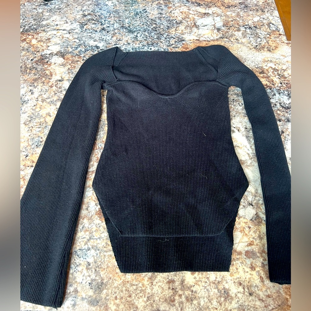 Sweetheart long sleeve
